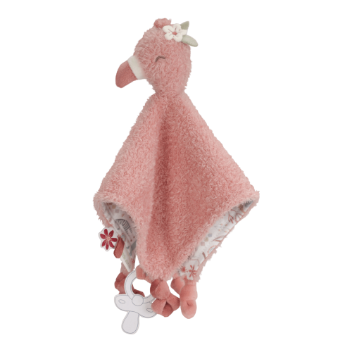Little Dutch - Safari Friends Kuscheltuch Flamingo - Pink